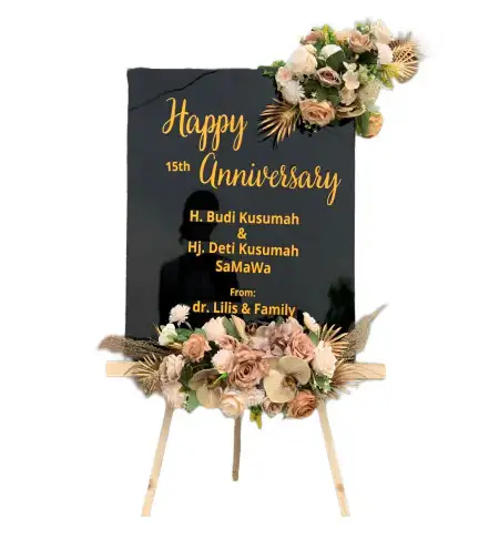 Papan Bunga Akrilik Ngloning